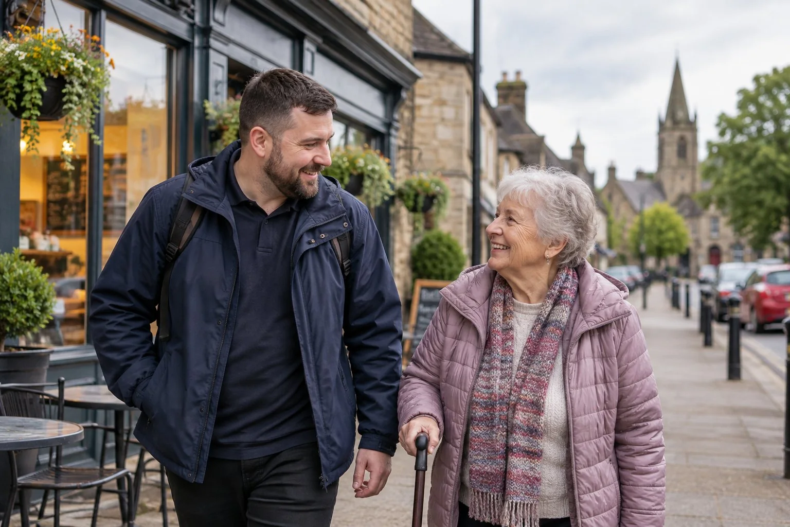 Getting out into the local community with support